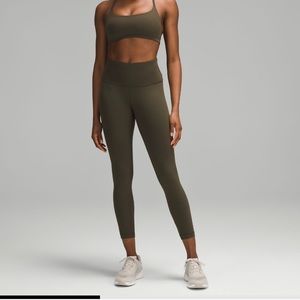 Lululemon Wunder Train 25” army green